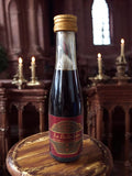 Mignonnette alcool vintage La Belle Idée liqueur ancienne étiquette rouge