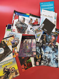 Lot de jaquettes jeux vidéo Playstation et Xbox, divers titres, emballage d'orig