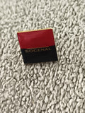Pin's vintage SOGENAL carré rouge noir, badge ancien logo banque (Ref 2)