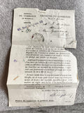 Ancien document officiel Tribunal de Commerce Marseille Registre du Commerce 192