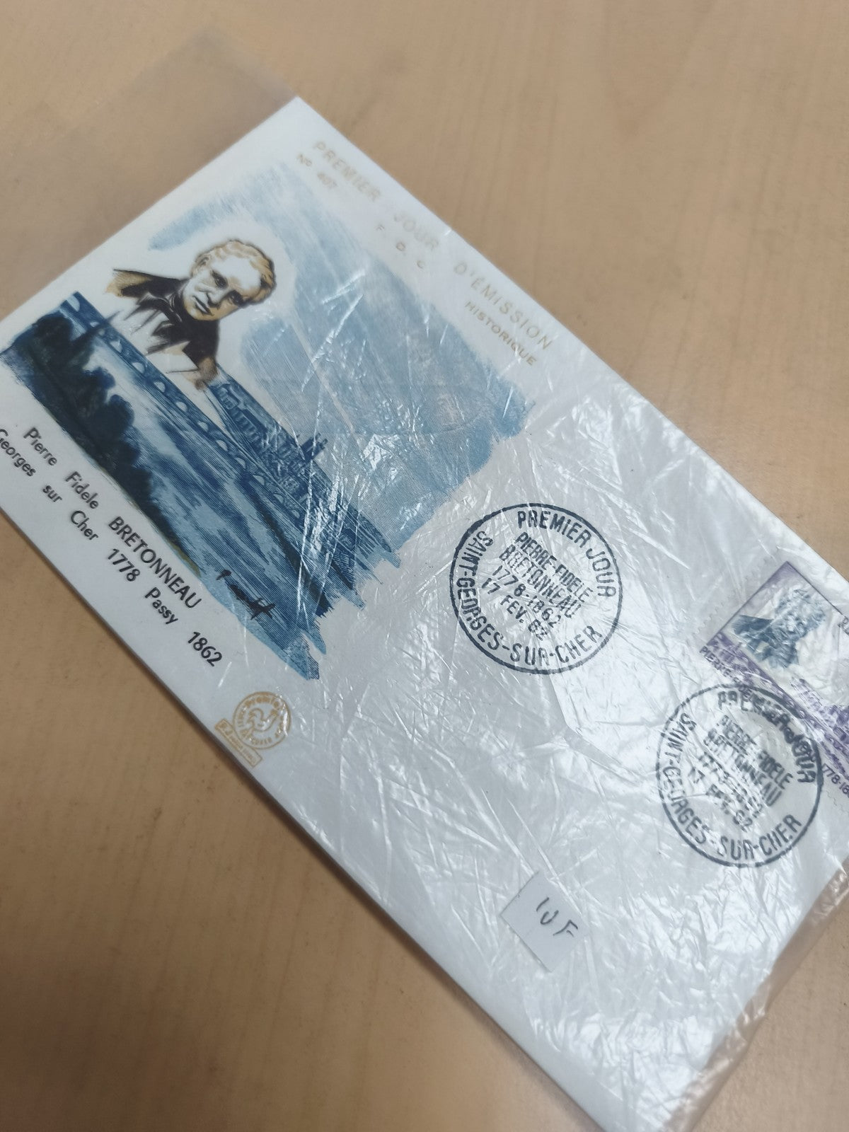 Lettre Premier Jour FDC Pierre Bretonneau Saint-Georges-sur-Cher philatélie cach