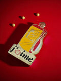 Pin's publicitaire Shell vintage édition limitée jaune rouge logo