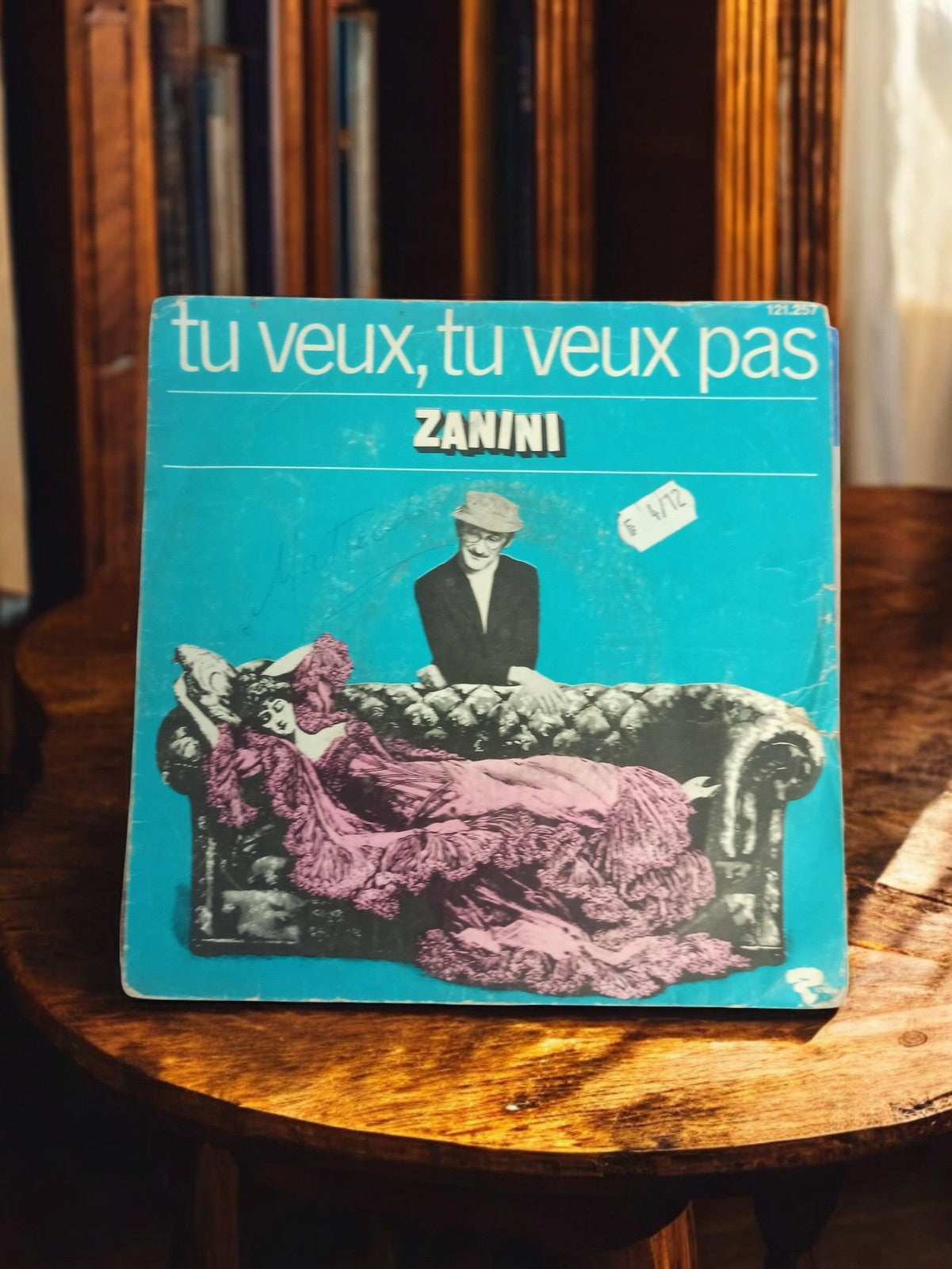 Disque vinyle 45 tours Zanini "Tu veux, tu veux pas" vintage musique française r