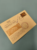 Enveloppe premier jour FDC Olympique Grèce 1964 timbre illustration sport