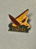 Vintage pin's Volvic planche à voile émaillé collection sport rétro
