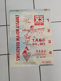 Rare poster vintage Major Assault Sweatbox, affiche rétro collection originale
