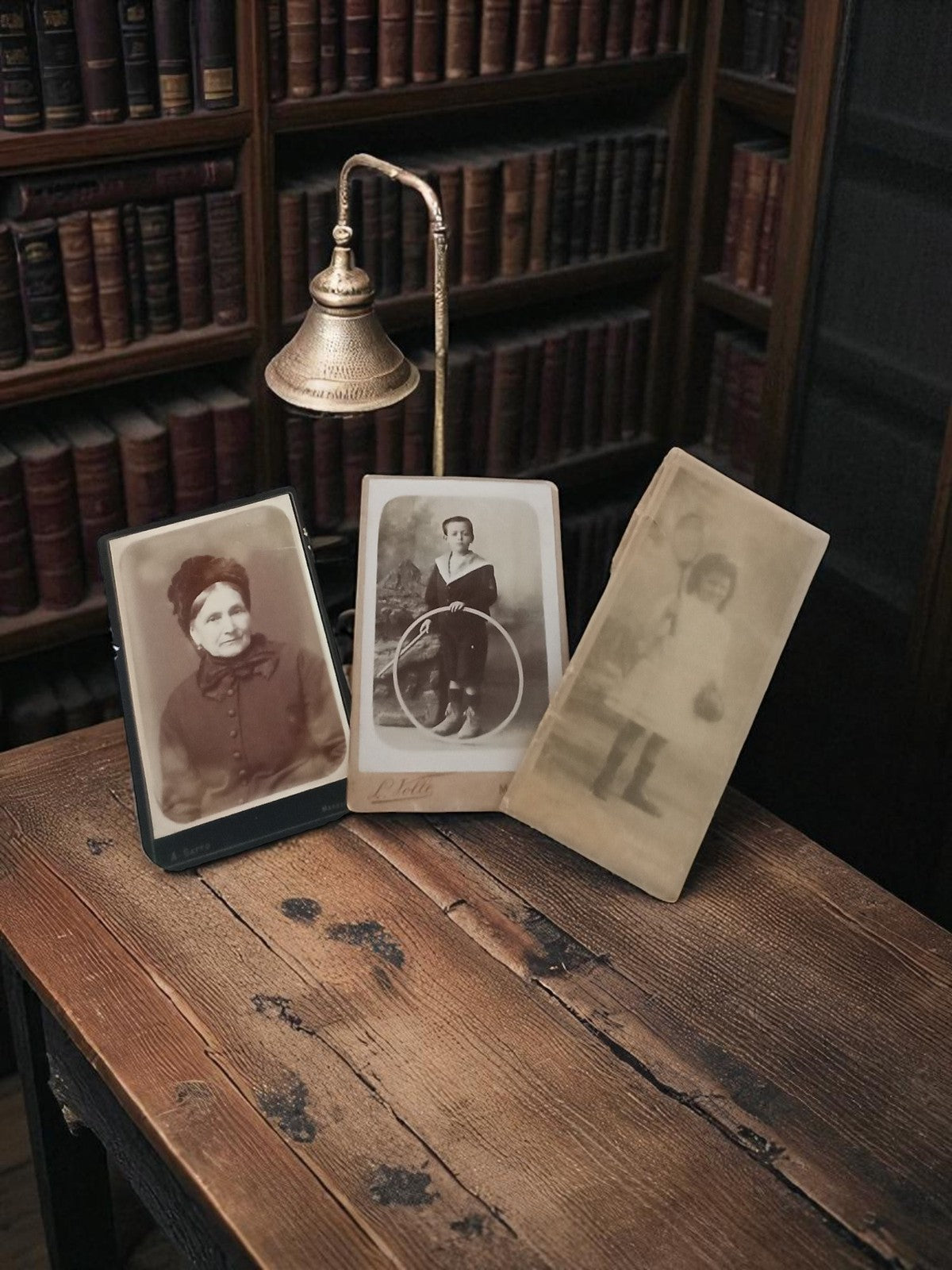 Lot photographies anciennes portrait vintage rétro début XXe siècle