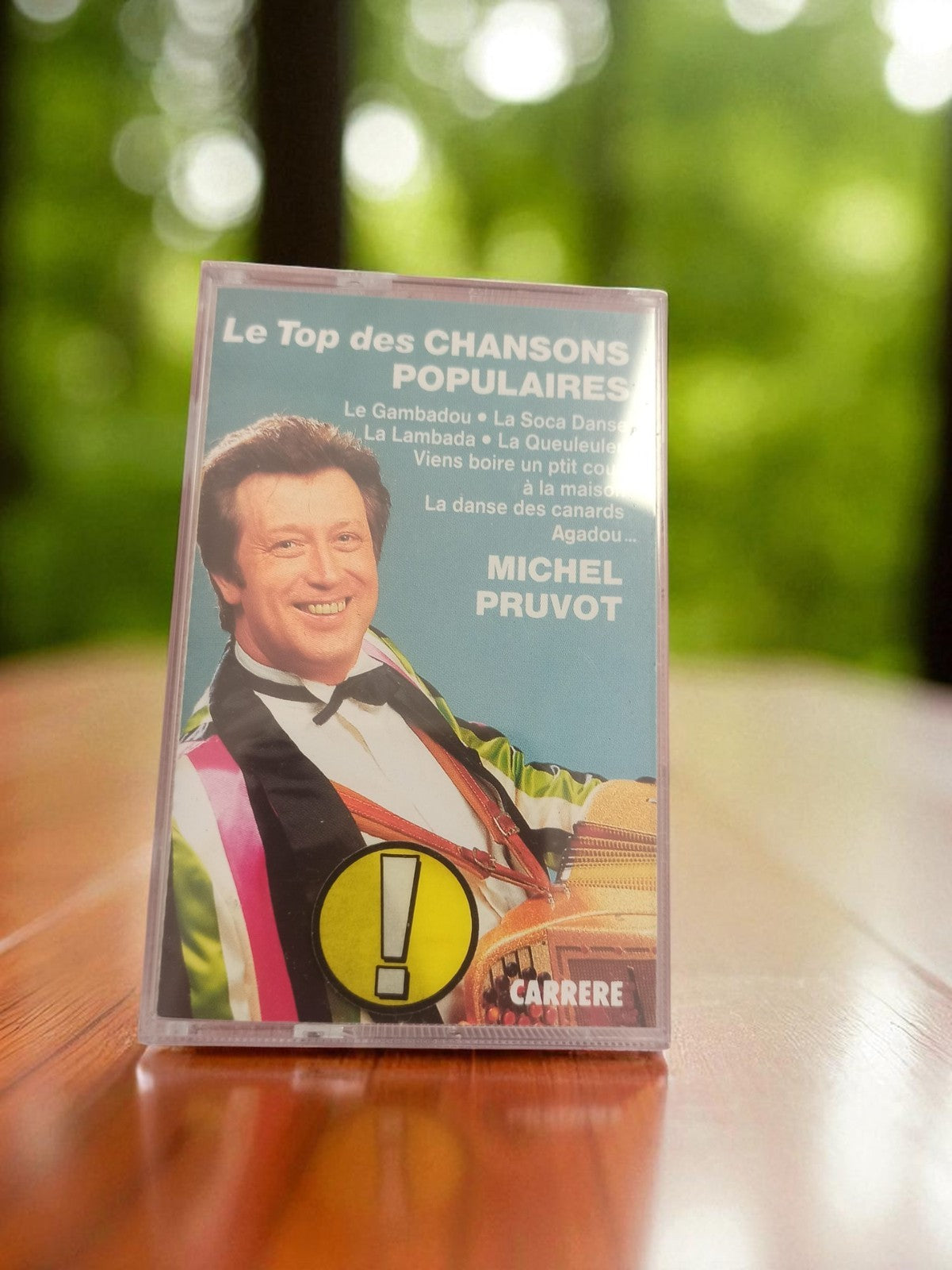 Cassette audio Michel Pruvot années 80 Le Top des chansons populaires vintage