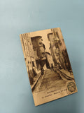 Ancienne carte postale animée Saint-Maximin Grand-Rue XV? siècle timbre