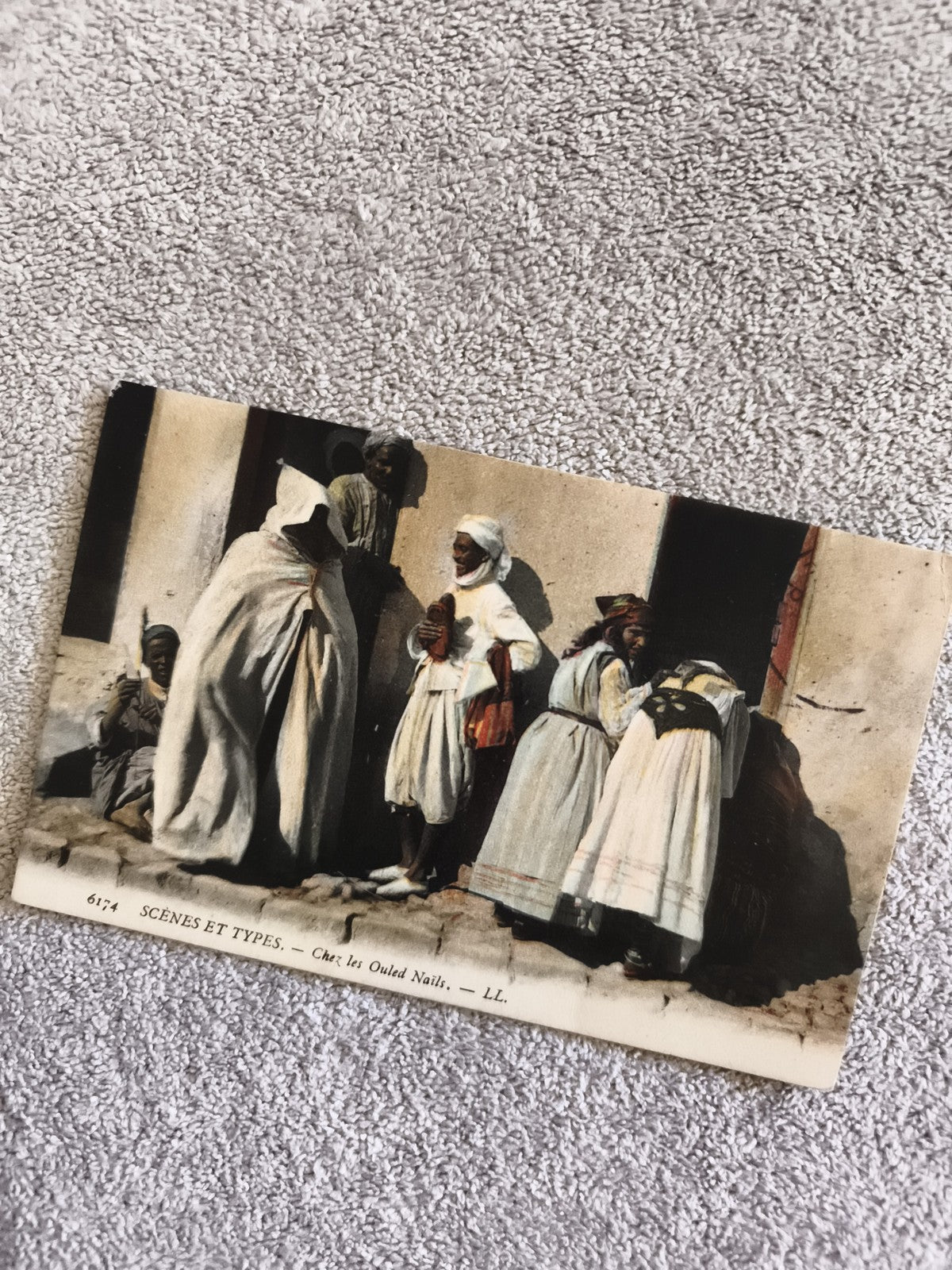 CPA Scènes et Types LL Oulad Naïls carte postale illustrée Maghreb