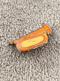 Pin's vintage instrument cuivre tuba orange émaillé badge musique (Ref 3)