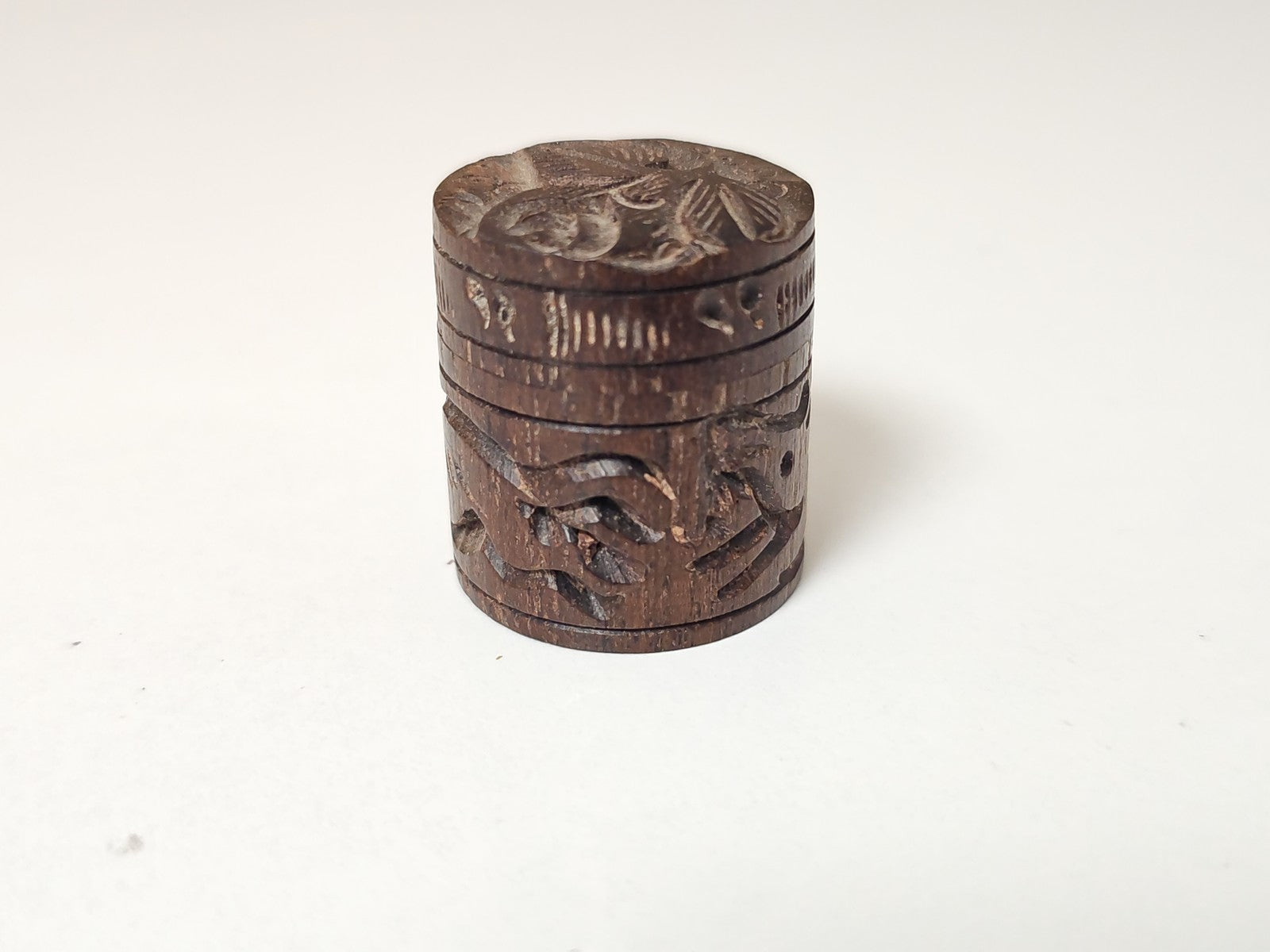 Boîte à bijoux ancienne en bois vintage Ancienne, coffret rétro collection déco