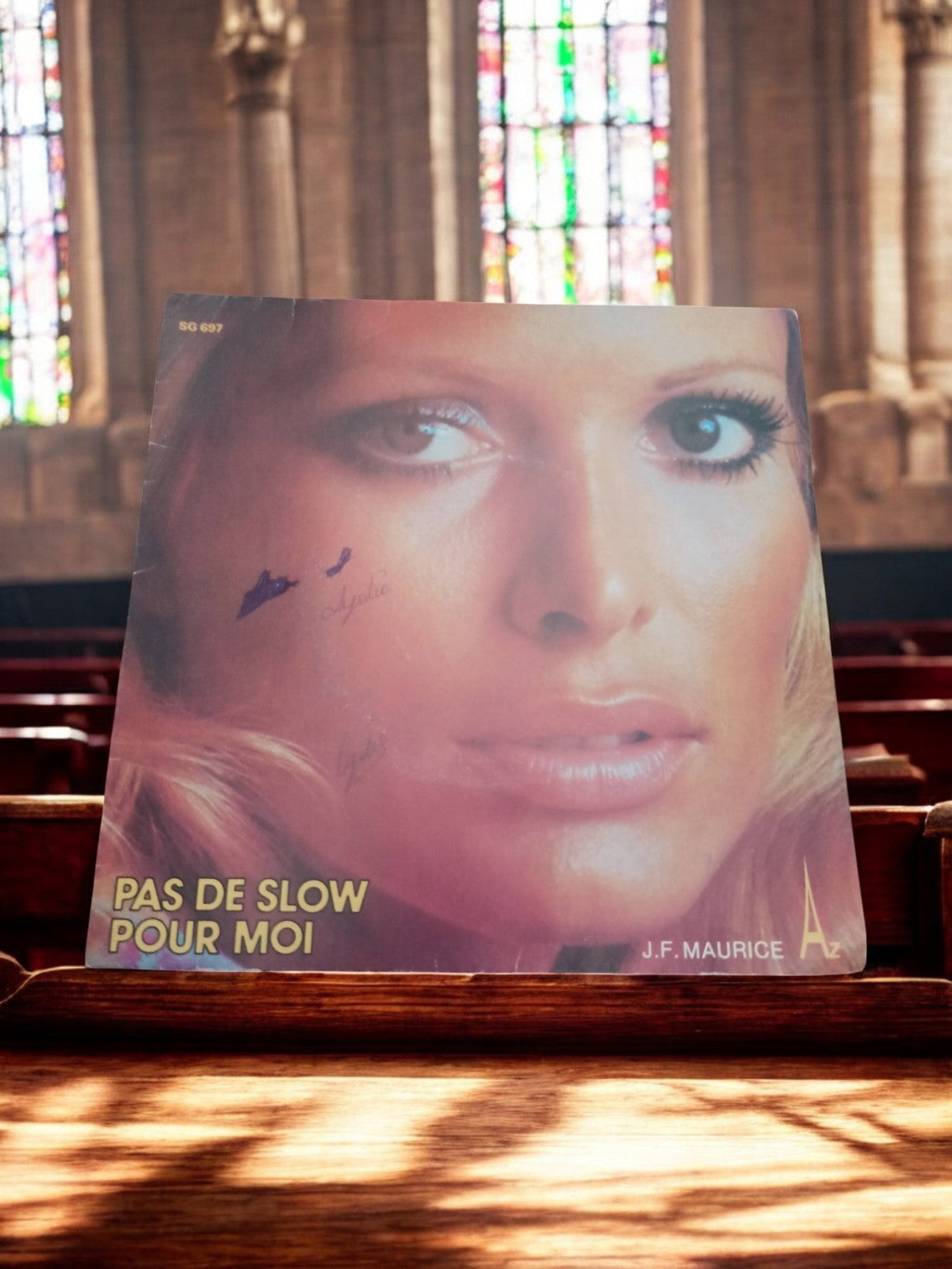 Vinyle 45 tours J.F. Maurice Pas de slow pour moi vintage SG 697 pochette