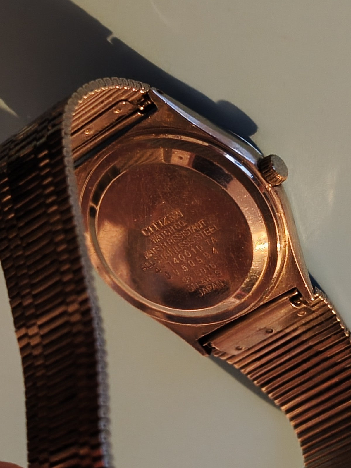 Montre homme Citizen vintage, ancienne montre-bracelet rétro collection, occasio