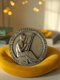 Médaille bronze vintage Chambre des Métiers Paris artisanat relief ancien