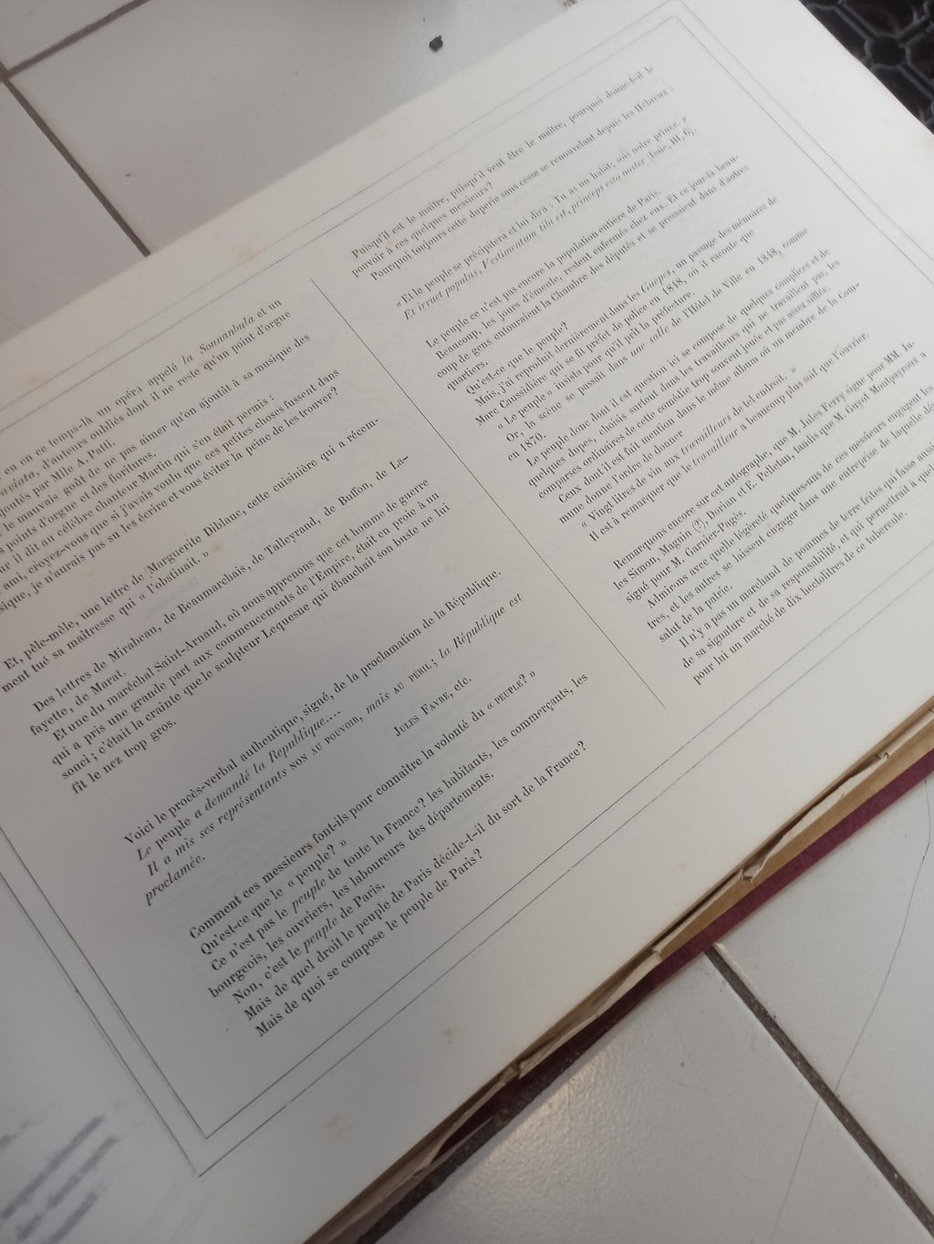 Ancien grand livre L'AUTOGRAPHE vintage collection rétro pour amateur d'écriture