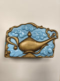 Mini maison poupée Disney Aladdin vintage château pliable lampe dorée Jasmin