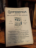 Revue ancienne CONFERENCIA université des Annales 1920 journal vintage papier