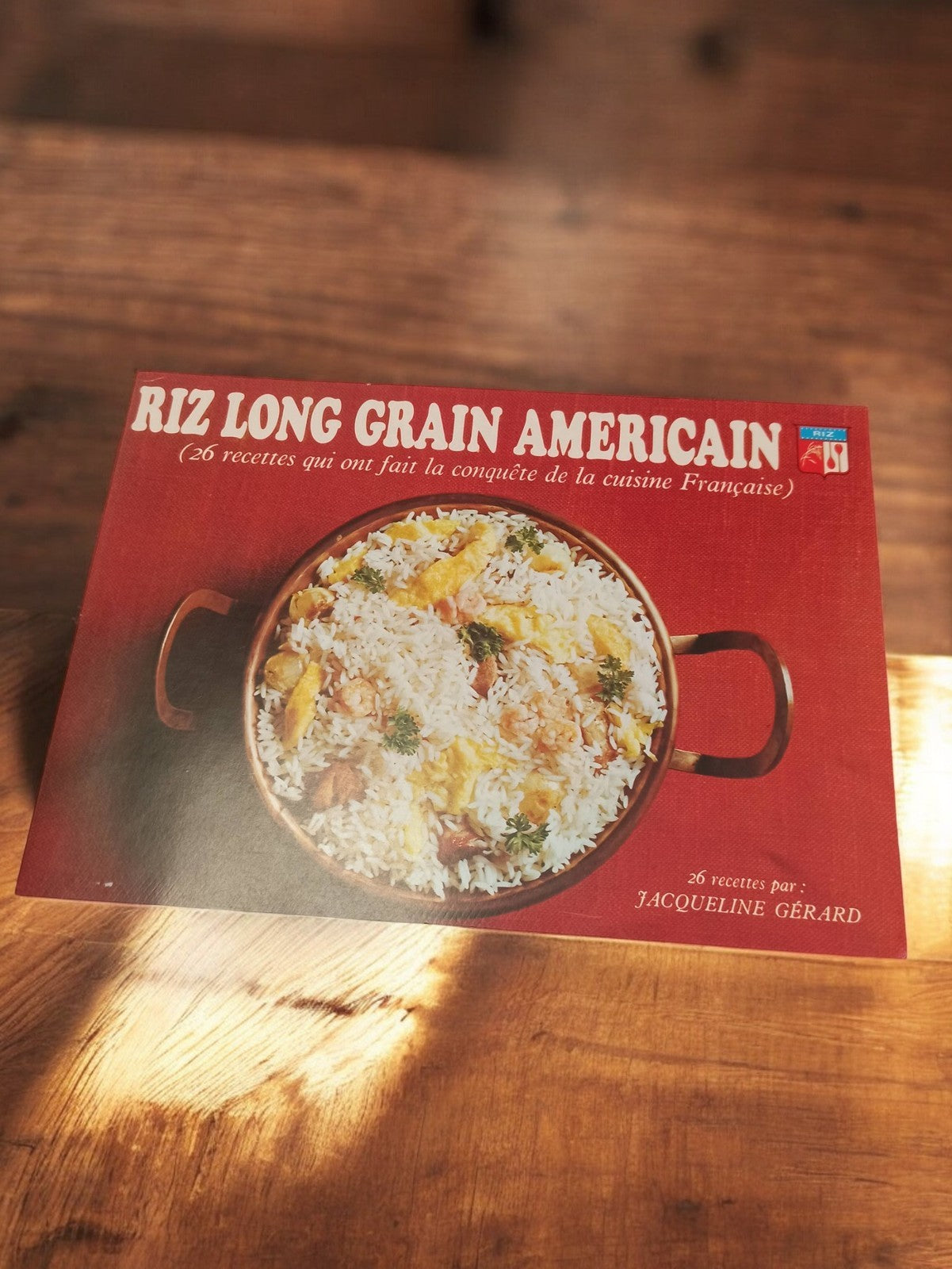 Livret recettes Riz Long Grain Américain vintage, cuisine rétro Jacqueline Gérar