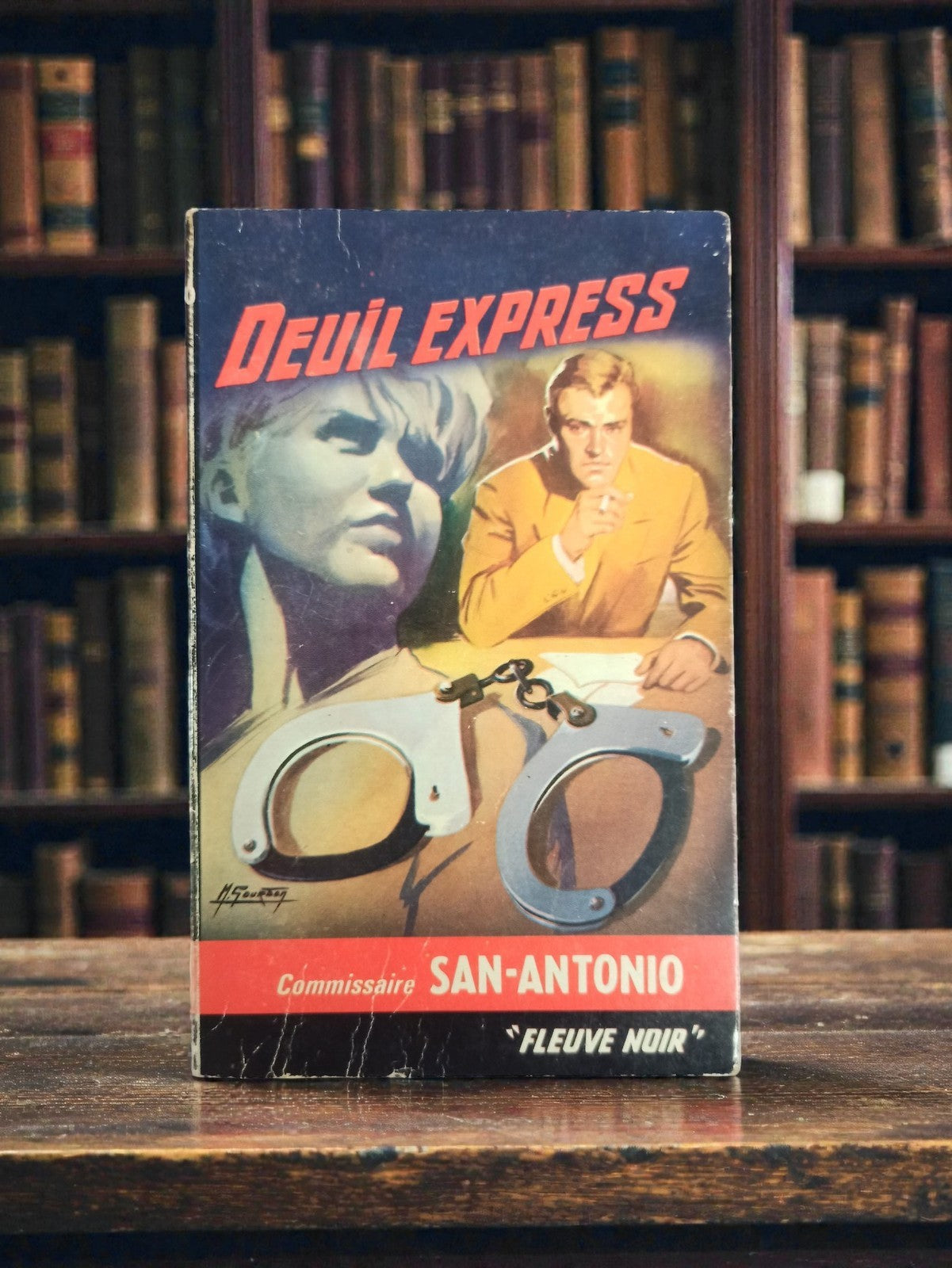 Livre de poche ancien San-Antonio Devil Express polar vintage Fleuve Noir rétro