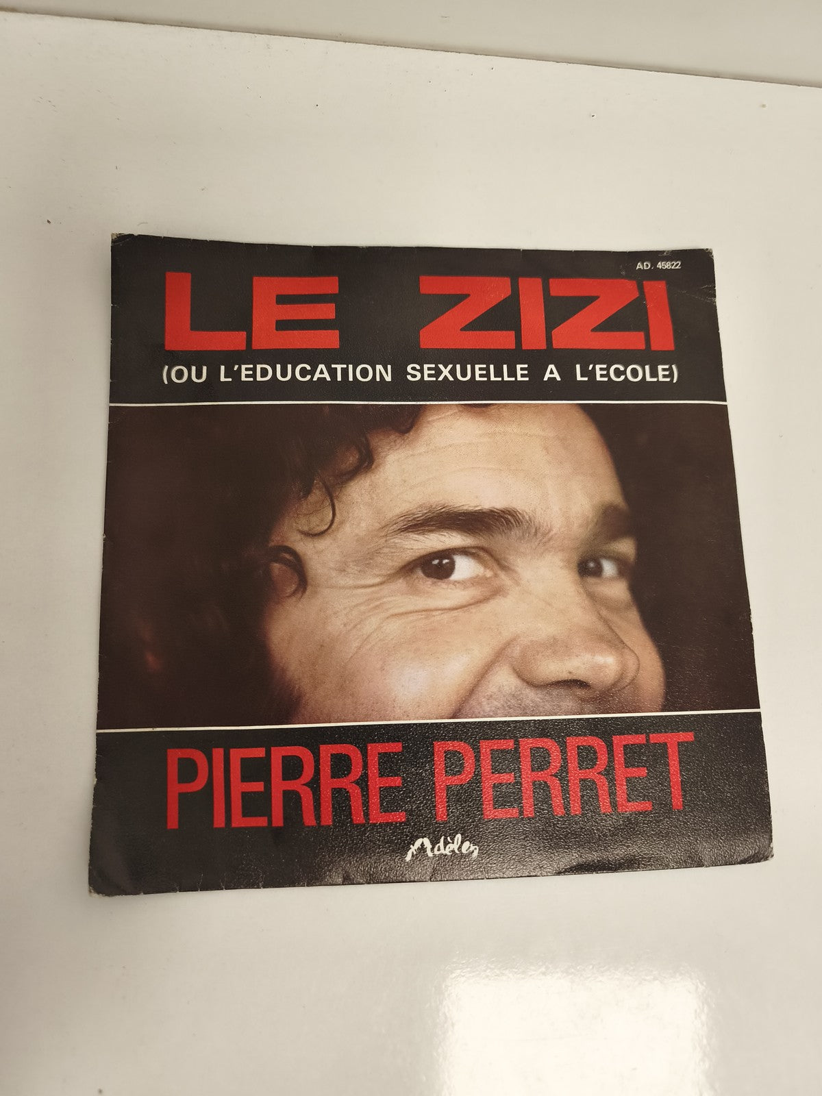 Vinyle 45 tours Pierre Perret Le Zizi pochette photo chanson française