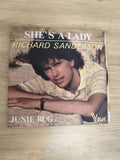 Vinyle 45 tours Richard Sanderson She?s A Lady Junie Bug pochette photo (Ref 1)