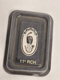 Insigne militaire 11e RCH "Voilà les bons" vintage, emblème ancien armée