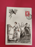 Carte commémorative Centenaire Timbre-Poste Français 1949 Grand Palais
