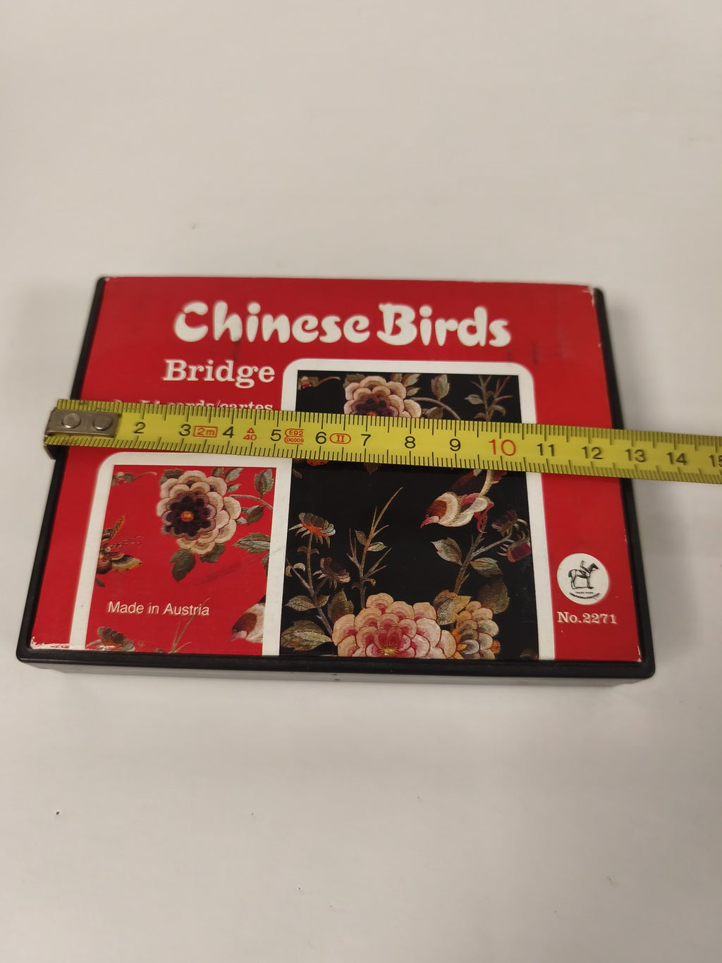 Jeu de cartes Piatnik Chinese Birds n°2271 double bridge, Vienne 1982
