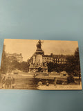 Ancienne carte postale animée Lyon Place Carnot monument vintage (Ref 2)