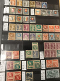 Timbres Helvetia Suisse anciens, lot philatélie, blasons, Guillaume Tell