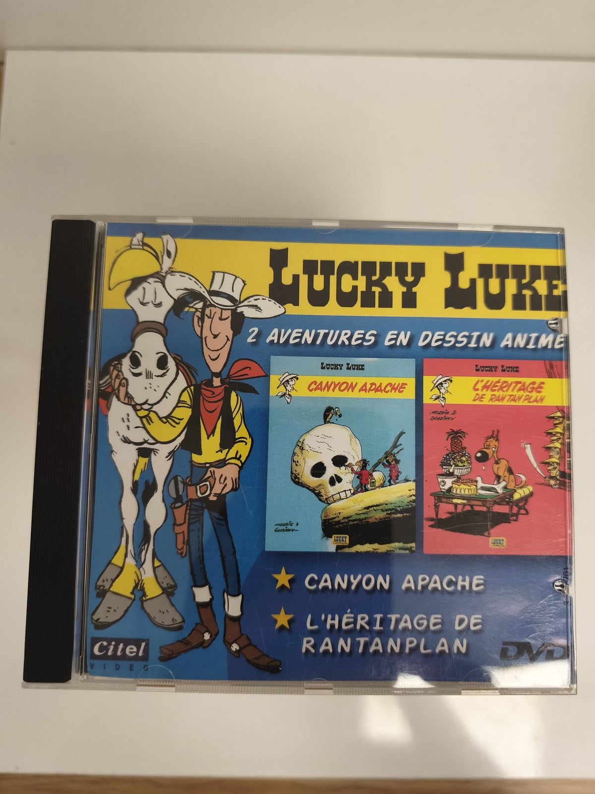 CD Lucky Luke Canyon Apache Héritage Rantanplan dessin animé Citel Vidéo