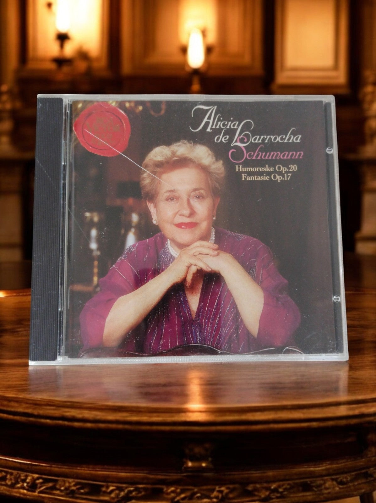 CD Alicia de Larrocha Schumann Humoreske Fantasie Op.20 Op.17 classique