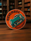 Autocollant ancien Reverbel accessoires auto sport vintage déco garage