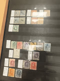 Lot timbres Espagne anciens divers, oblitérés, philatélie album