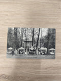 Ancienne carte postale Parc de Versailles Restaurant Flottille Canal vintage