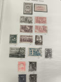 Timbres Syrie République Syrienne anciens oblitérés, motifs architecturaux et hi