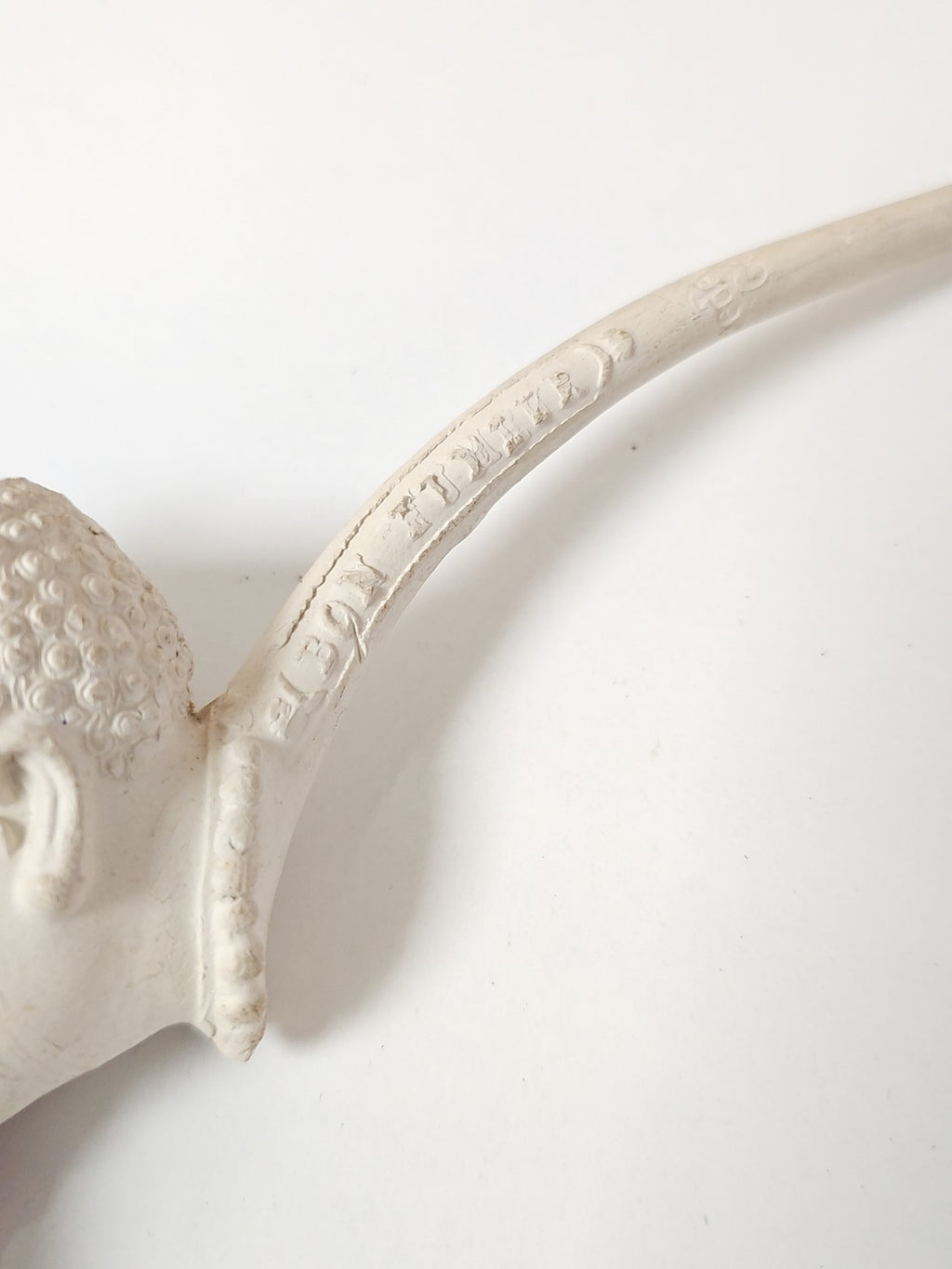 Pipe vintage en argile figurine africaine Geodewaagen Bon Fumeur ancienne collec