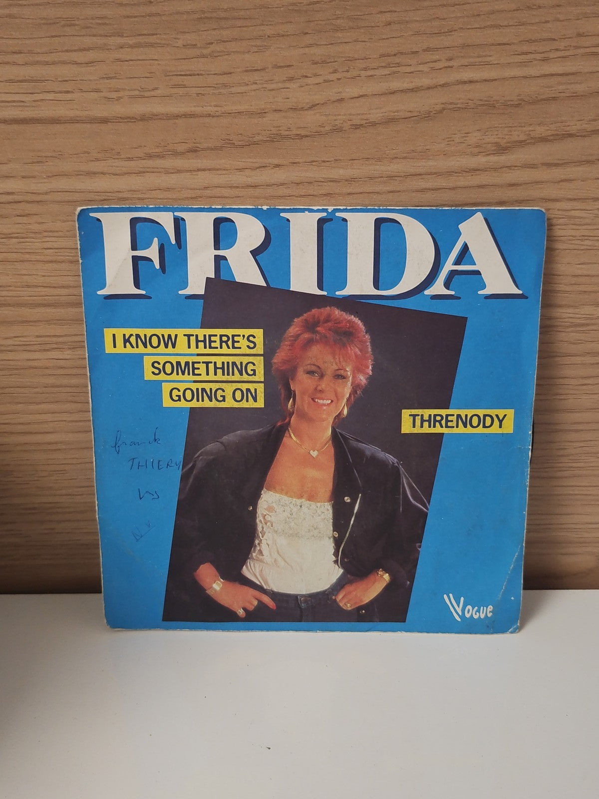 Vinyle 45 tours rétro Frida, disque ancien collection musique vintage pop