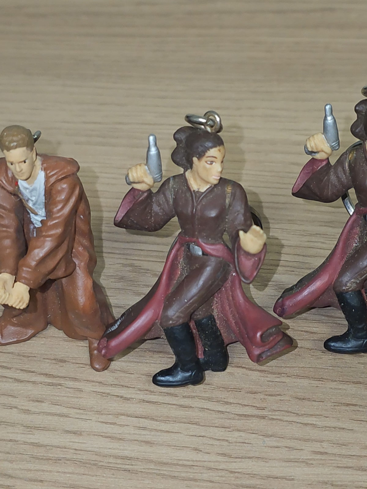 Lot 3 porte-clés Star Wars personnages films saga accessoires geek fans