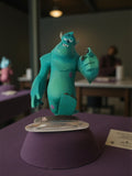 Figurine Disney Infinity Sulley bleu turquoise jeu vidéo rétro compatible