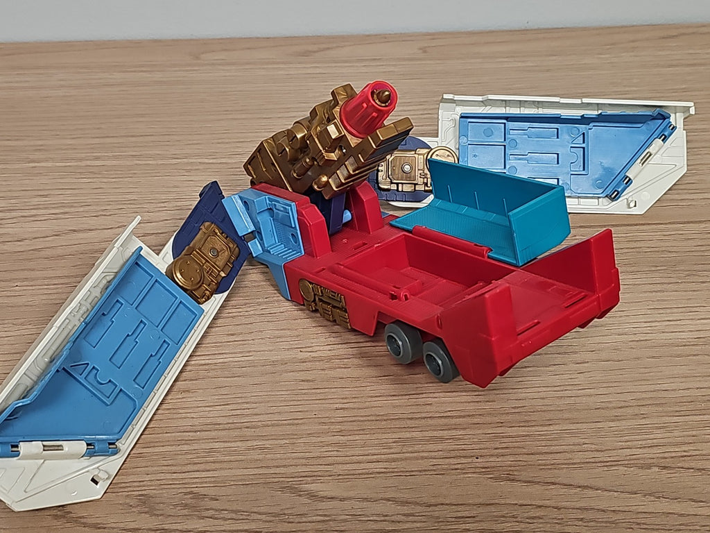 Figurine vintage Transformers G2 Thunderclash 1993 ancien jouet rétro Hasbro