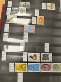 Timbres Suisse Helvetia oblitérés motifs variés philatélie lot multicolore