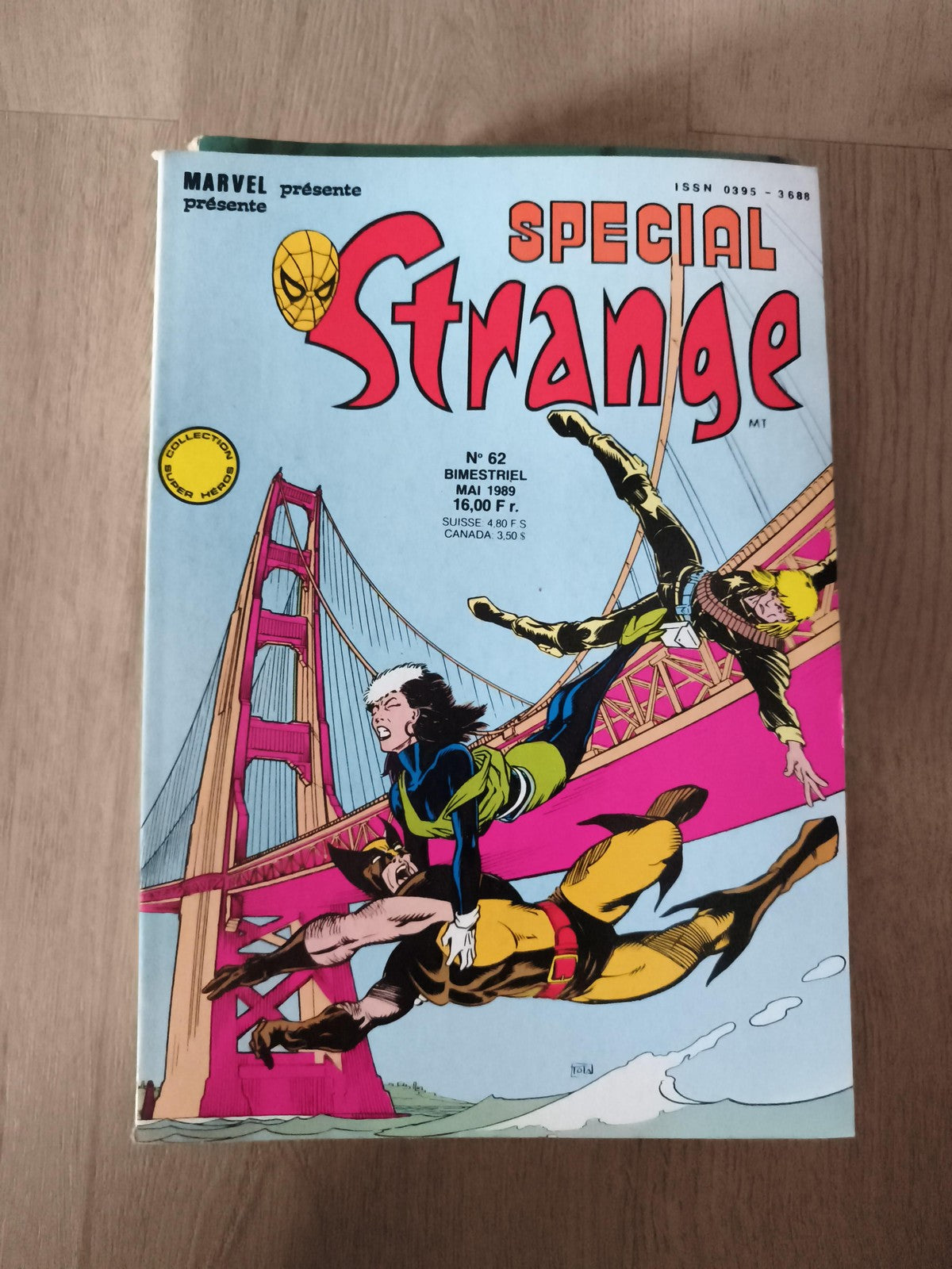 Comic Marvel Spécial Strange n°62 1989 X-Men ancien vintage super-héros