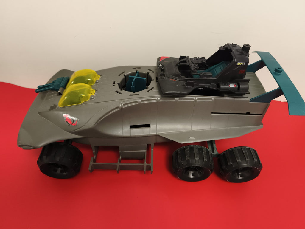 Véhicule GI Joe Cobra Hammerhead vintage 1990 Hasbro gris jaune jouet