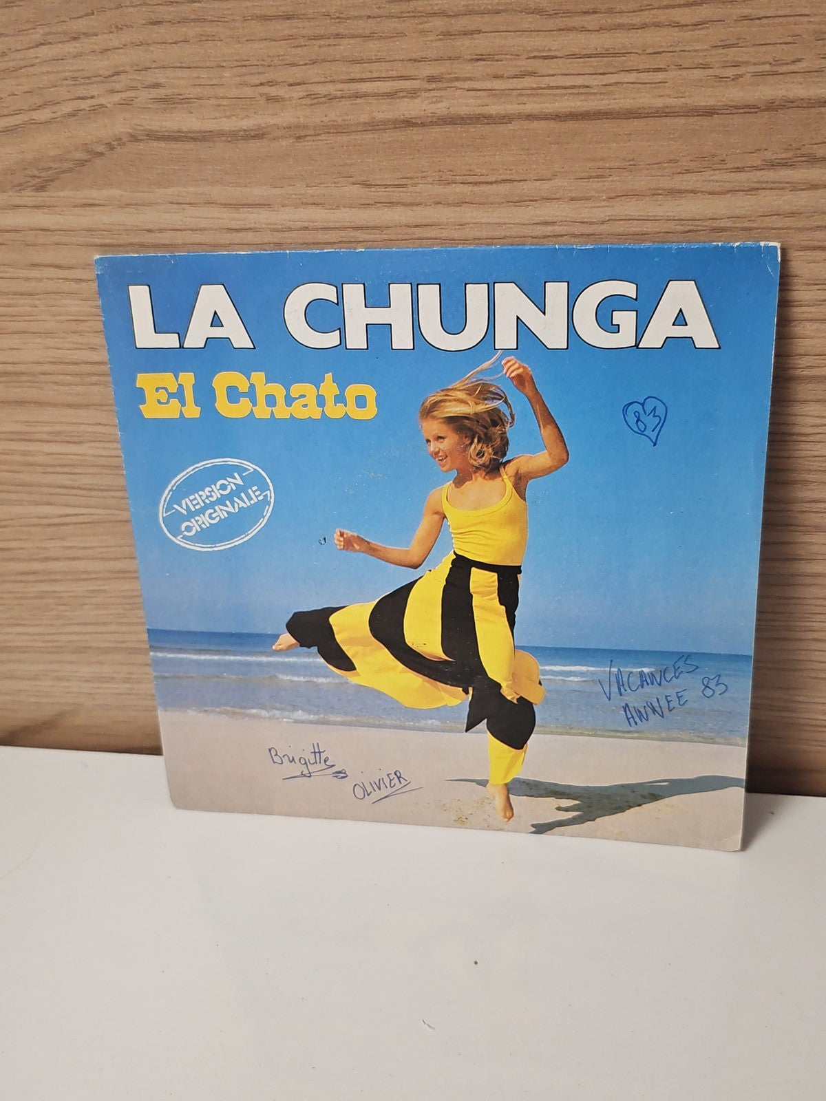 Vintage 45 tours El Chato disque vinyle ancien rétro collection musique espagnol
