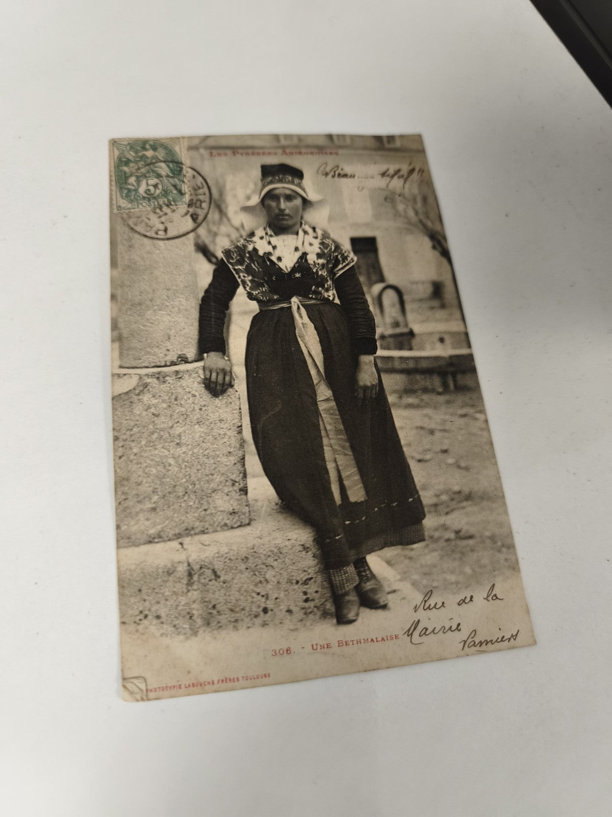 Carte postale ancienne vintage Bethmale Pyrénées collection régionalisme France