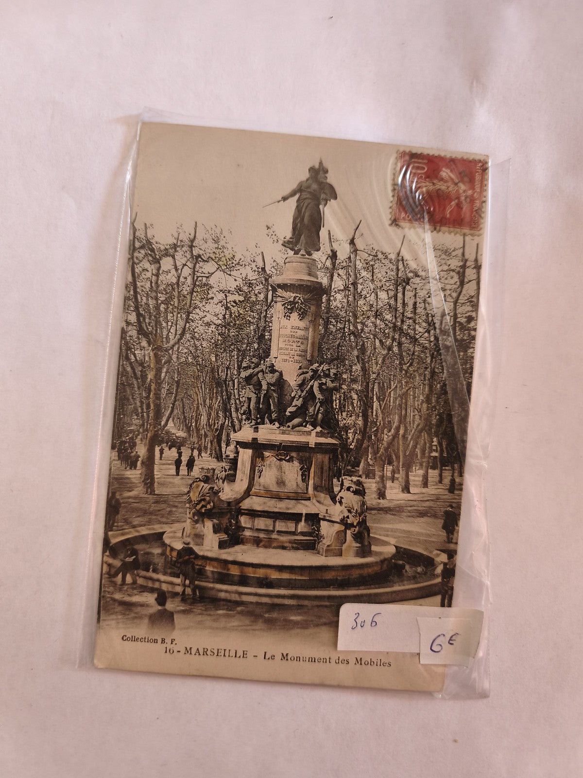 Carte postale ancienne vintage Marseille monument collection rétro France
