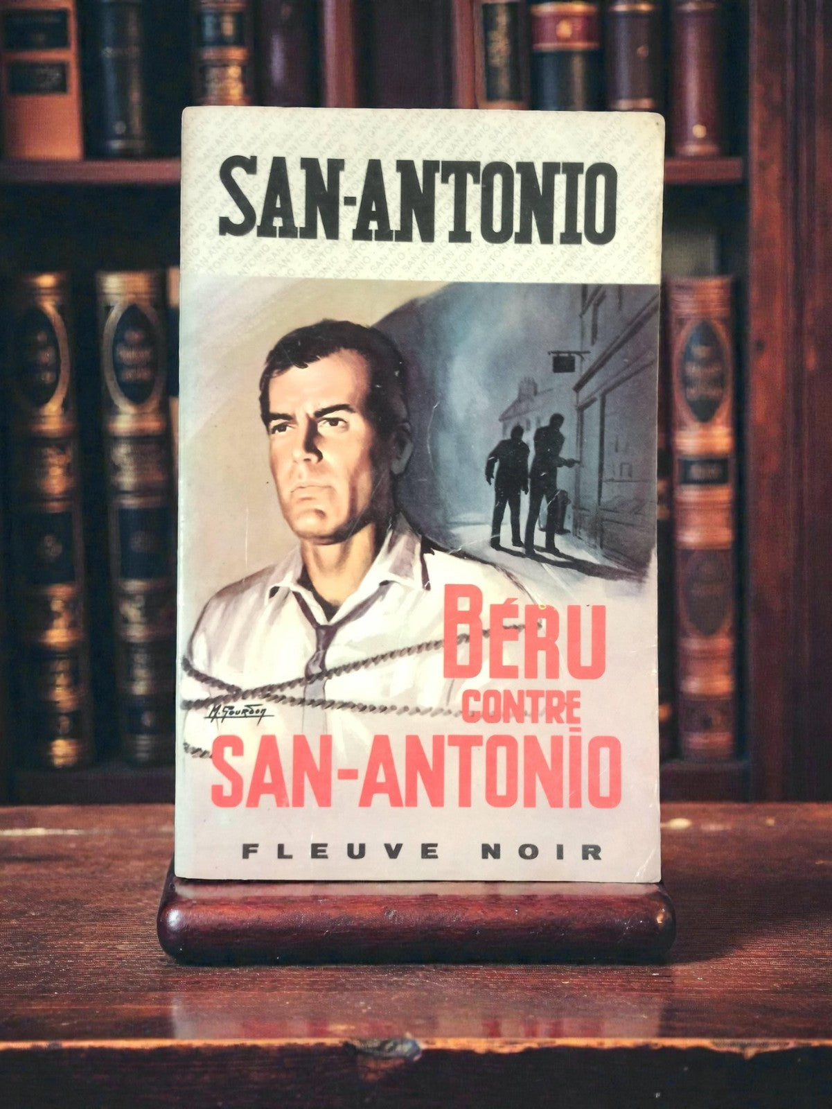 Livre de poche San-Antonio Béru contre San-Antonio polar vintage Fleuve Noir