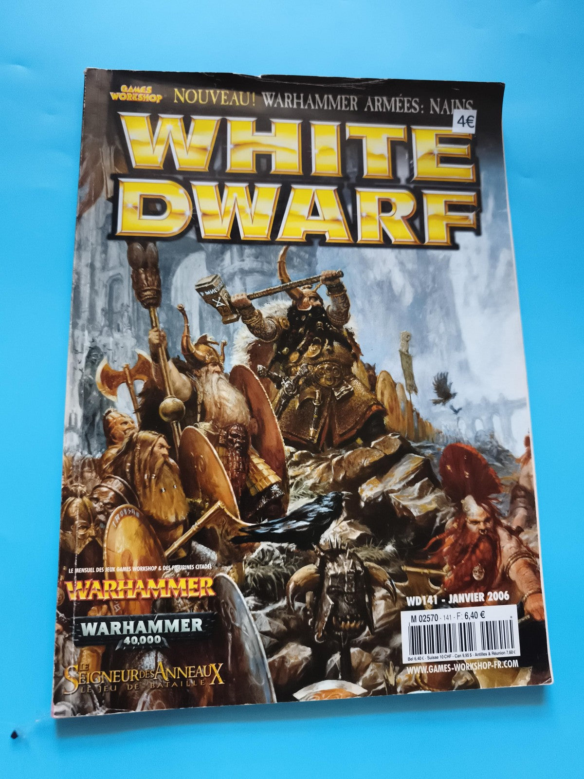 Magazine White Dwarf WD141 Warhammer Games Workshop janvier 2006 nains